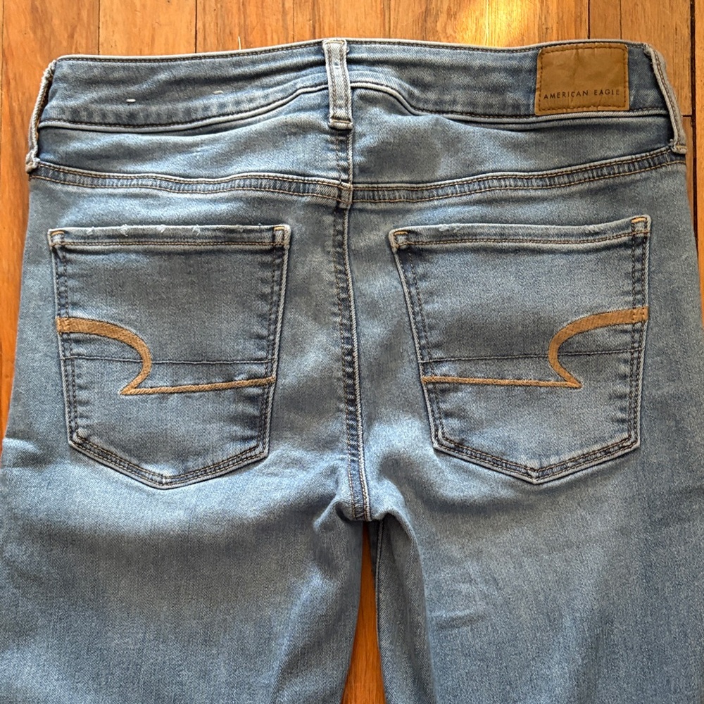 American Eagle Outfitters Blue Skinny Jeans - Picture 5 of 6